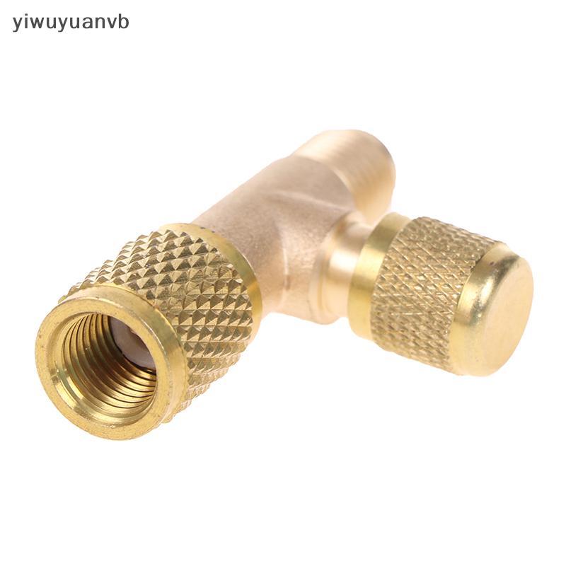 Yiwuyuanvb] สารทําความเย็นไอเสียวาล์ว Qui Air Excusion Valve Release Gauge วาล์วความดันใหม่