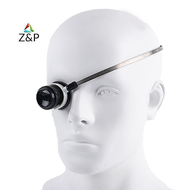 Z & P 5X Loupe แว่นขยายเลนส์สําหรับช่างซ่อมนาฬิกานาฬิกานาฬิกาซ่อมเครื่องมือแว่นขยาย COD