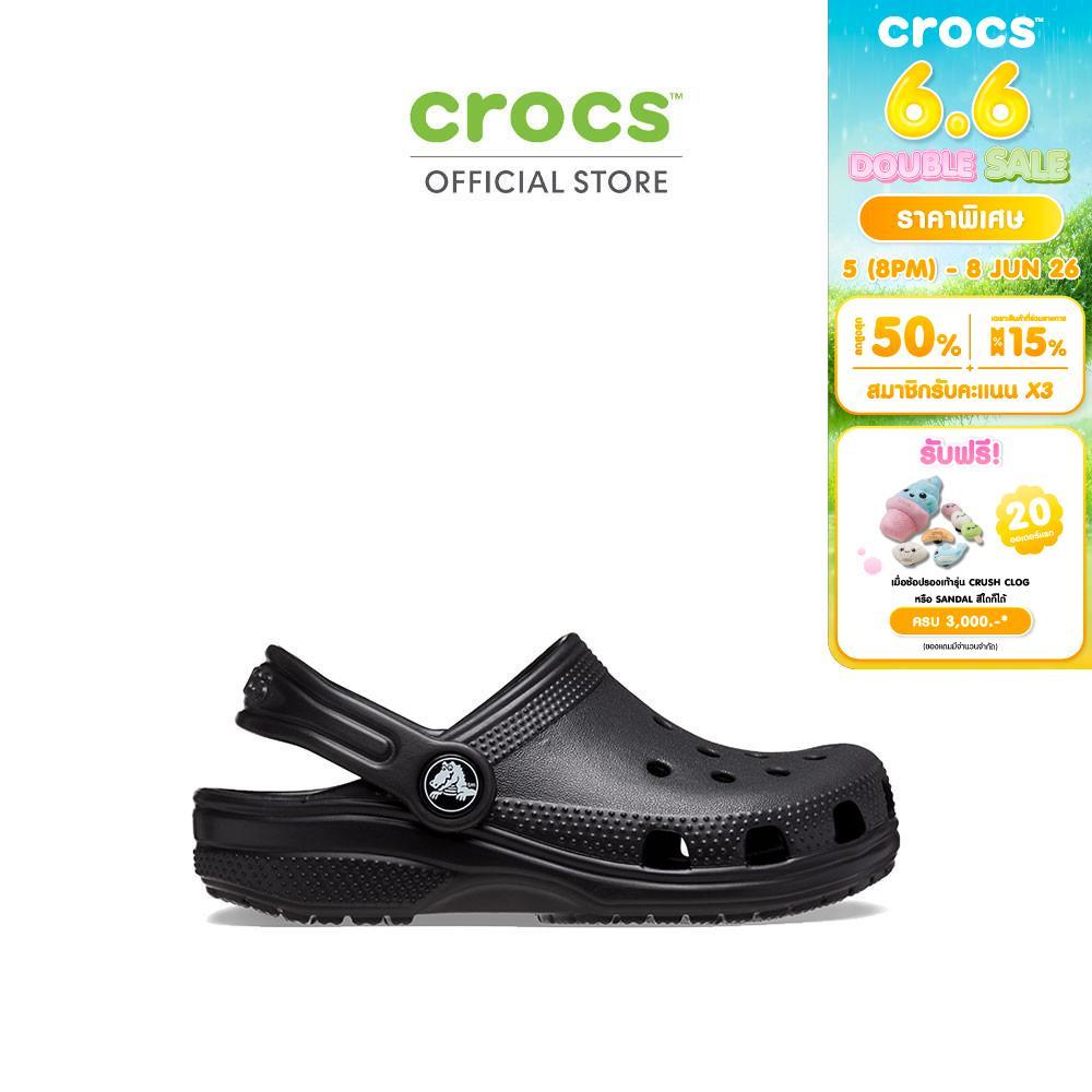 CROCS รองเท้าลำลองเด็ก TODDLER CLASSIC CLOG รุ่น 206990001 - BLACK