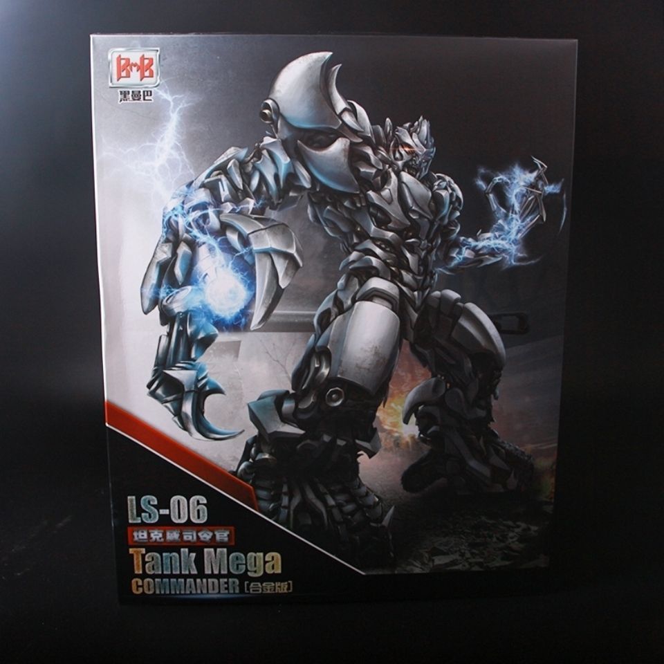 Transforming Toy King Kong Black Mamba LS-06 Tank Megatron Commander L Megatron Alloy Model Gift Box