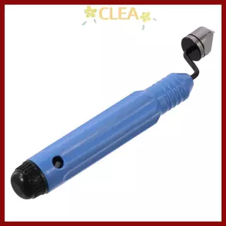 จัดส่งจากประเทศไทยชุดเครื่องมือเคาเตอร์ซิงค์CLEA, เครื่องรีมเมอร์เหล็กโลหะผสมสีฟ้า, เครื่องมือลบคมหมุนได้ 360 องศา, ไม้และพลาสติ