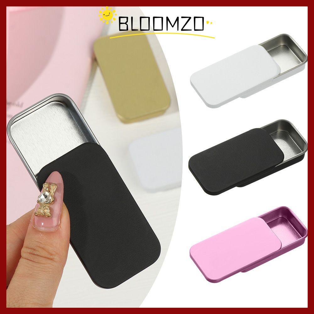 in stockBLOOMZO กระป๋องเปล่าสี่เหลี่ยมหลายขนาดเครื่องประดับงานแต่งงาน Home Organizer กล่องเหล็ก