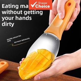 Mango Cutter, Stainless Steel Watermelon Slicer, Dicer, Scooper, Peeling Tool, Mango Peeling Knife, Vegetable Peeler, Kitchen Tool