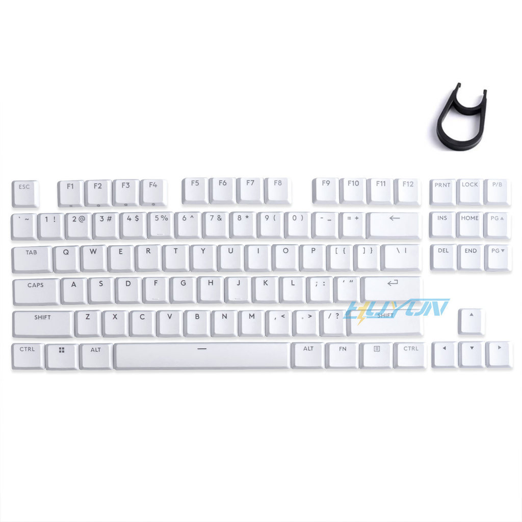 เหมาะสําหรับ Logitech G915 X TKL Keycap PBT โปร่งแสง 87/109 คีย์เหมาะสําหรับเพลาข้ามต่ําต่ํา