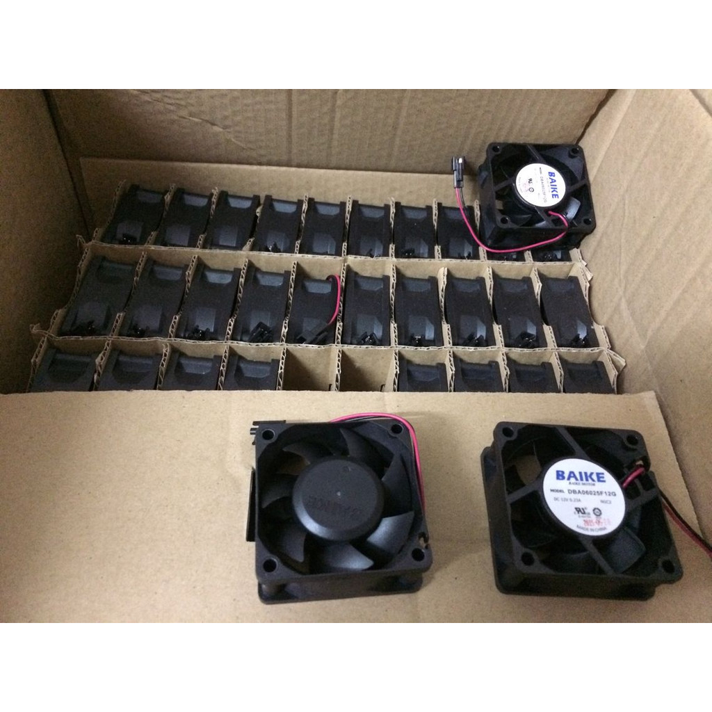 BAIKE ไต้หวัน DBA6025F12G พัดลม Gale 6025 คุณภาพ 12V-24V-DBA06025B24G