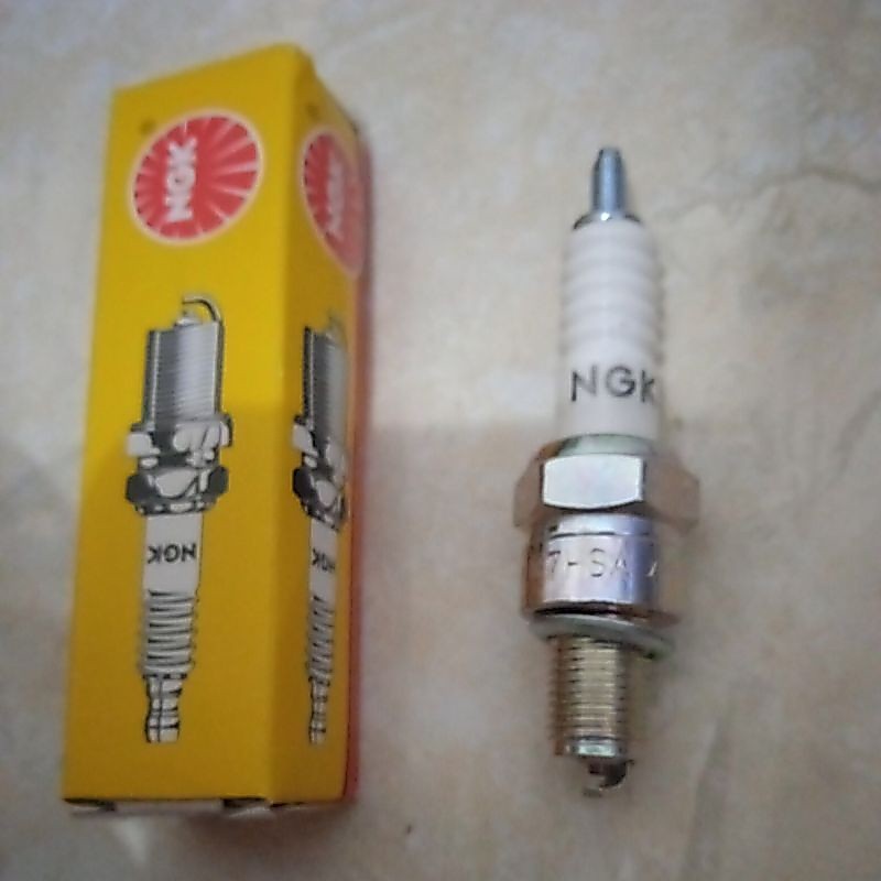 C7HSA • NGK SPARK PLUG Honda Grand - Supra - Yamaha Mio Jupiter Supra old Shogun VEGA Short head WHI