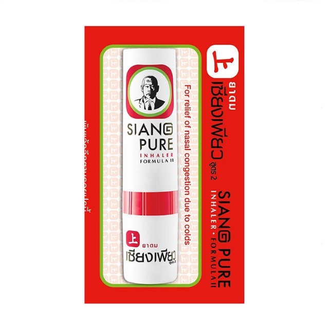 เซียงเพียว ยาดมชนิดหลอด Siang Pure Inhaler 2ml.