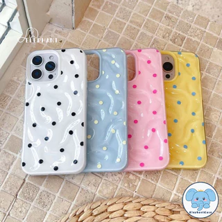 สำหรับRedmi 13 C Note 11 14 13 12 9 10 Pro Max 9C A3 X 12 12C 10C 9A 10 9 Poco C65 C75เคสลายการ์ตูนจุดสีสันสดใสเรียบง่าย