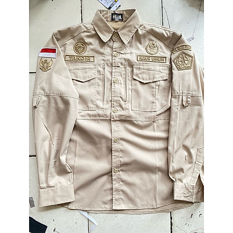 KAMEJA VILLAGE APPARATUS เสื้อสําหรับ VILLAGE GOVERNMENT/COUGH/CAMAT/KADES FULL EMBROIDERY