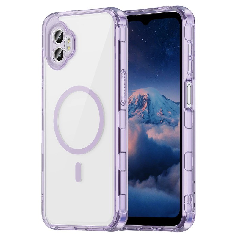 Anti-drop Matte Hard PC สําหรับ Samsung Xcover 7 Pro แม่เหล็กโปร่งใสกันกระแทกสําหรับ Galaxy Xcover 7