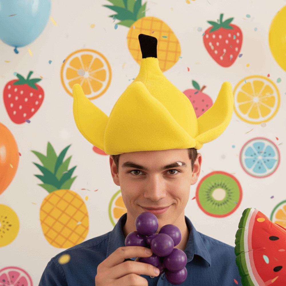 GUADALUPE หมวกตุ๊กตากล้วยผ้านุ่มVibrant รูปที่ 7