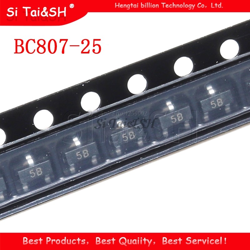 100PCS BC807-25 BC807-40 BC817-25 BC817-40 BC846B BC847B BC848B BC856B BC857B SOT23 ทรานซิสเตอร์ใหม่