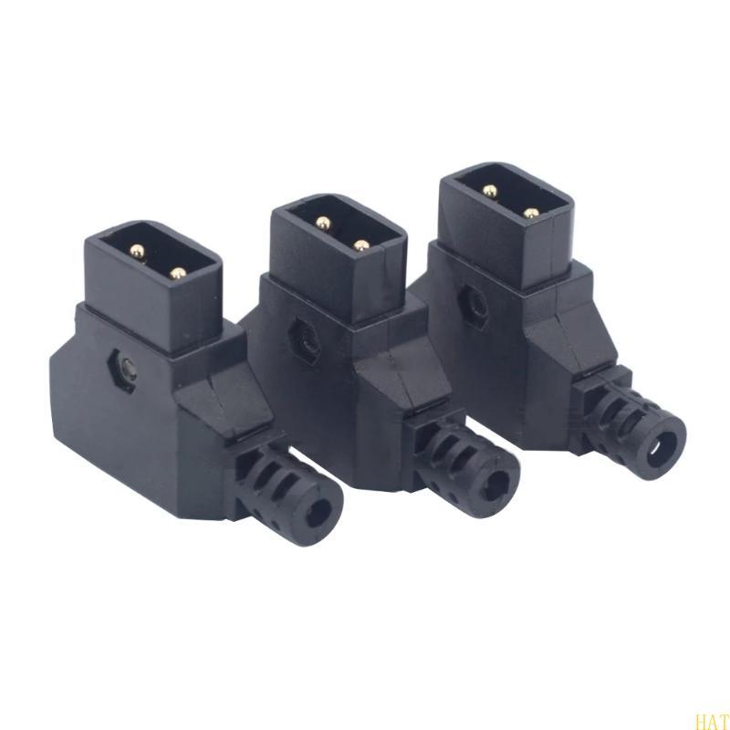HAT DTAP D-Tap ปลั๊กชายแหล่งจ่ายไฟสําหรับ DSLR Rig กล้อง Minitors สายไฟ V-mount Anton