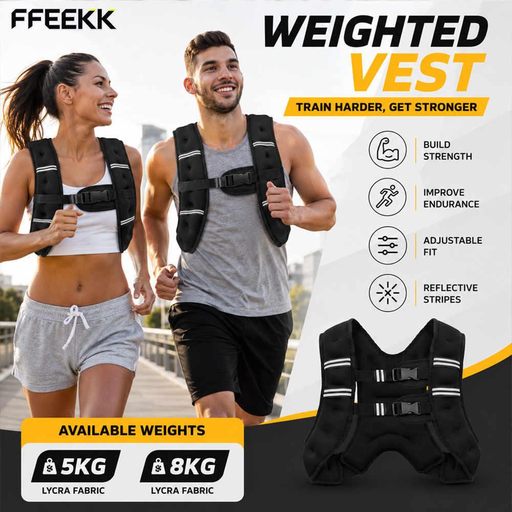 Weighted Vest Strength Training เสื้อกั๊กถ่วงน้ำหนัก สำหรับออกกำลังกาย ขนาด 5 กก. และ 8 กก.