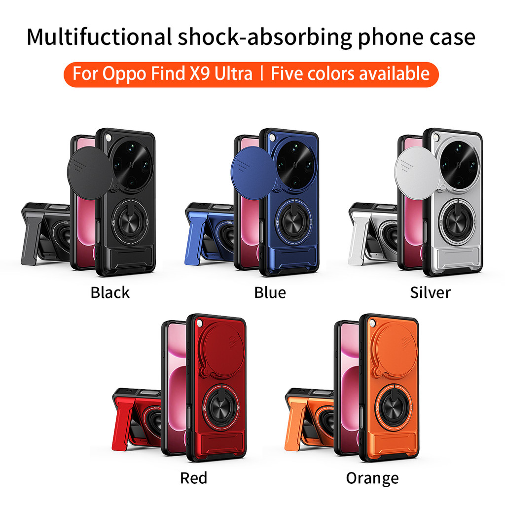 เกราะสําหรับ OPPO ค้นหา X9 Pro ค้นหา X9 Ultra กรณีกันกระแทกสไลด์เลนส์ Protector สําหรับ OPPO CPH2797