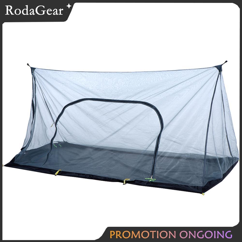 RodaGear เต็นท์ตั้งแคมป์กลางแจ้งตาข่ายกันแมลงน้ำหนักเบาแบบตาข่ายกันแมลงพับได้สำหรับกิจกรรมต่างๆ