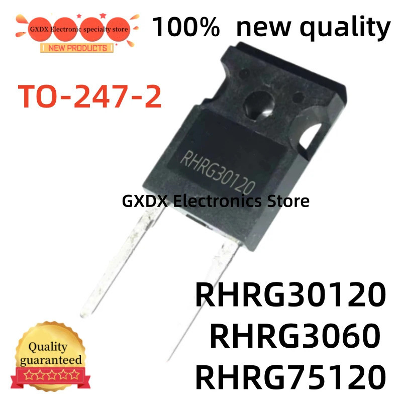 5PCS RHRG30120 30120 RHRG75120 75120 RHRG3060 3060 TO-247-2PIN Field Effect ทรานซิสเตอร์
