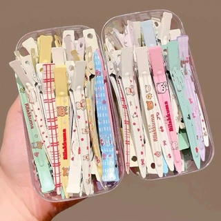ชุด 10 ชิ้นปุยผมม้าผมหักเครื่องมือที่มีประโยชน์การ์ตูนน่ารักสาวหวานแบนคลิปทุกวัน หมวก