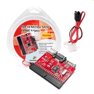 🚀ส่งเร็ว🚀 ตัวแปลง IDE to SATA Adapter or SATA to IDE Converter