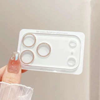 💙Bov-ฟิล์มกล้อง เคสไอโฟน สินค้าต่อ1ชิ้น สำหรับ iphone 17Promax 13Pro 16 15plus กระจกกล้อง กล้องหลัง ฟิล์มเลนส์กล้อง-8H