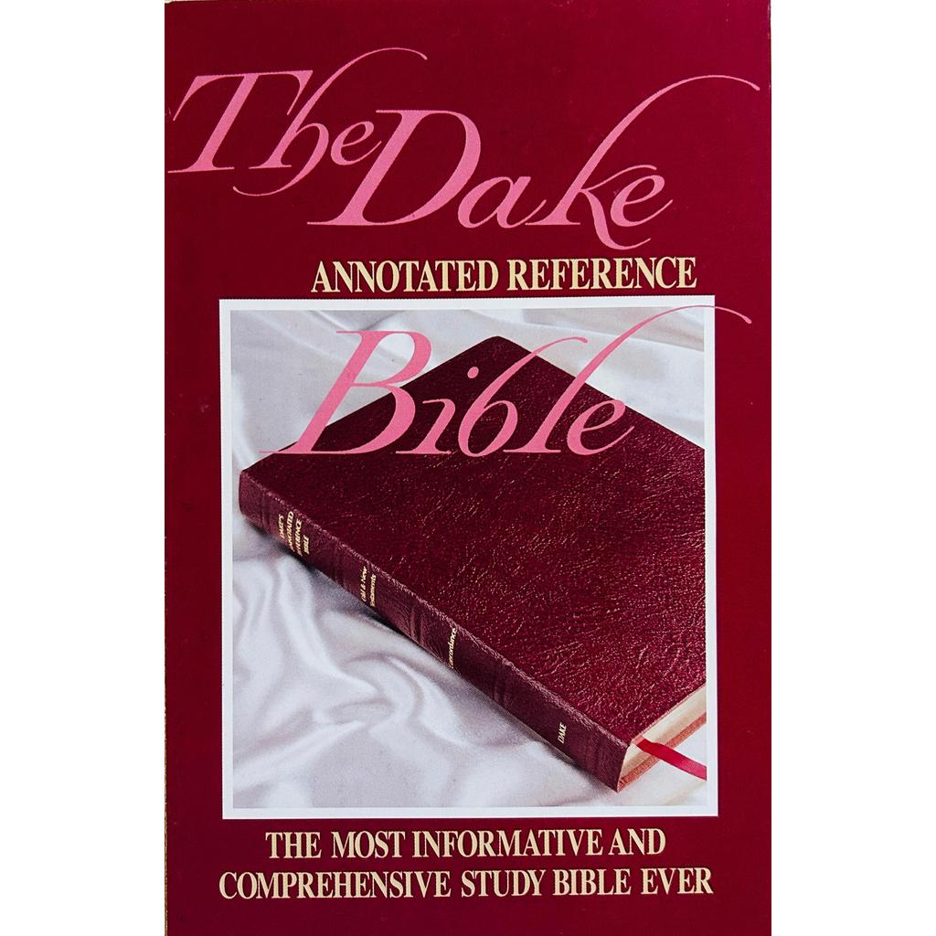 DAKES ANOTATED REFERENCE BIBLE KJV B6750