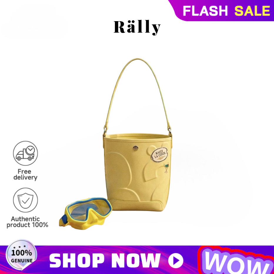 ✨เป็นของแท้ 100% 🔥 Rally La Costa Bag Mini Whisper (Limited) -🍋🐟🌴กระเป๋า กระเป๋าผ้า