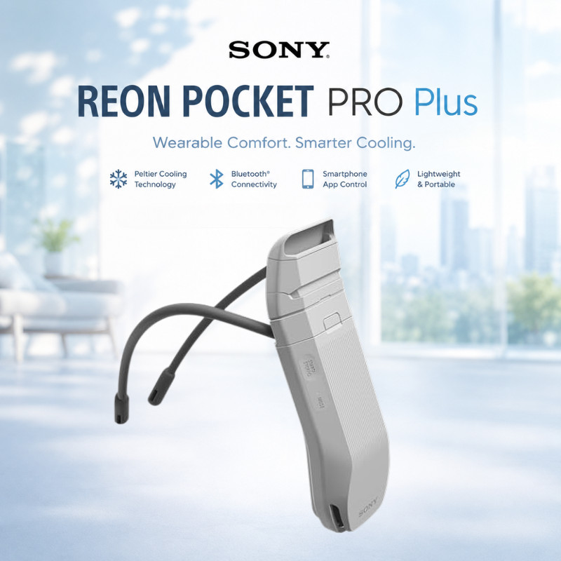 Sony REON POCKET PRO Plus Wearable Climate Device Bluetooth