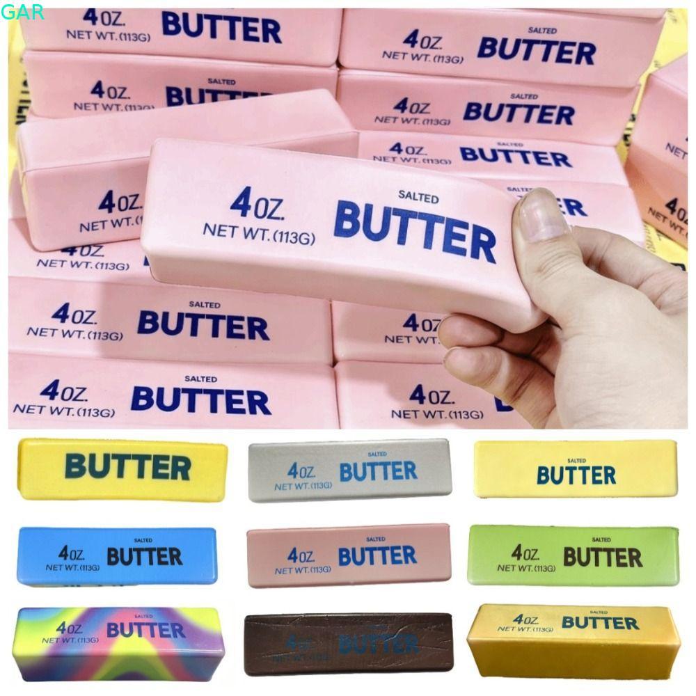 GAR ช้า Rebound Butter Stick, Creative Super Soft Butter Stick ของเล่นบีบ,แบบพกพาความวิตกกังวลบรรเทายืดหยุ่นสมจริง Butter Stick Pinch Office