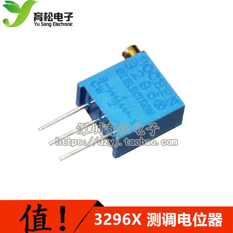 ปรับด้านข้าง 3296x-102 1K Precision Multi-Circle Potentiometer ปรับ Potentiometer 3296 Potentiometer