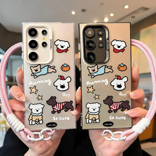 🔥Annie-เข้ากันได้สำหรับ เคส samsung A53-A06 และ S25/S24/S23ULTRA S24FE S23FE เคสโทรศัพท์-HLMSCY503