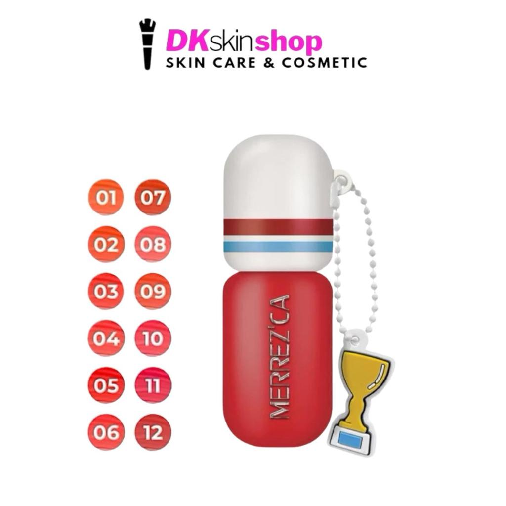 เมอร์เรซกา ลาสติ้ง ราวด์ อควา ลิป MERREZ'CA LASTING ROUND AQUA LIP (ปริมาณ 3g.) มีให้เลือก 12 เฉดสี