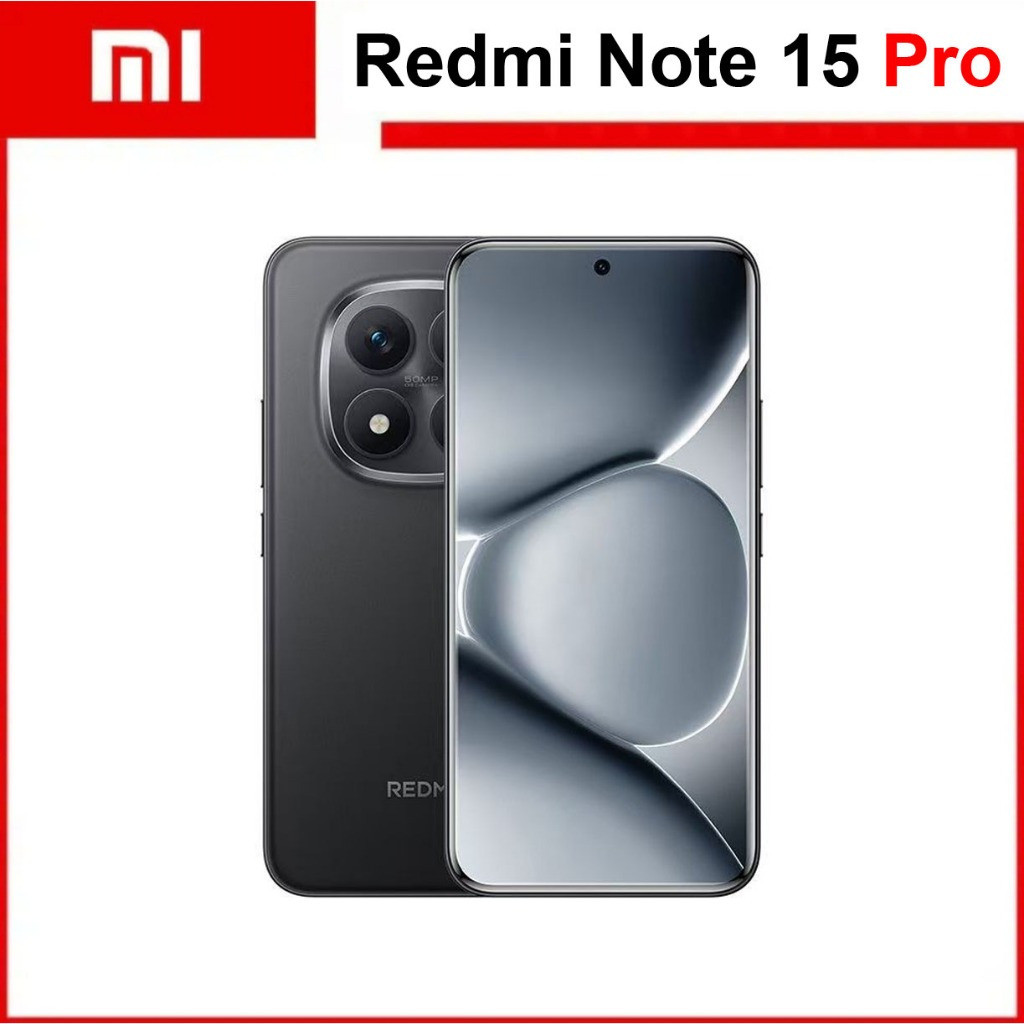 สมาร์ทโฟน Xiaomi Redmi Note 15 Pro 5G ใหม่ล่าสุด หน้าจอ 120Hz ขนาด 7400 Ultra ทุกสีฟังก์ชั่นดีโทรศัพ