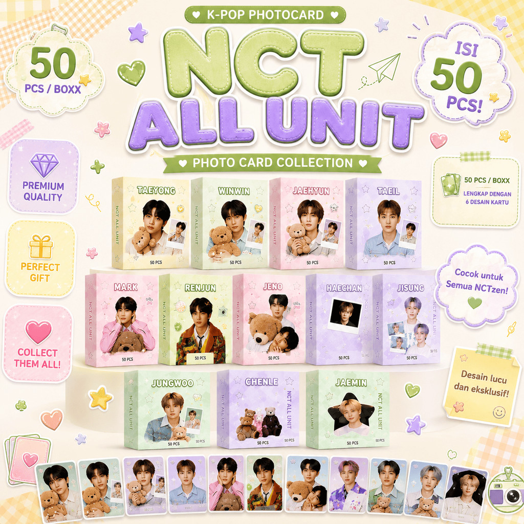 [KH] NC7//ALL_U-N!TOLOGRAM LOMOCARD GLITTER KPOP RANDOM | การ์ด LOMO ภาพถ่าย KPOP FANMADE UN0/F!C14L