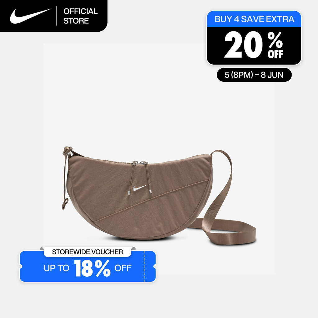 Nike Aura Crescent Crossbody Bag (4L) - Mink Brown [HQ4370-214]