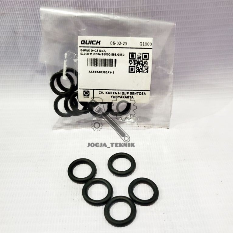 Oring D-16 D=2 10 ชิ้นรถแทรกเตอร์ Quick G1000 / M1000A / S1000 / E85 / G550 เดิม
