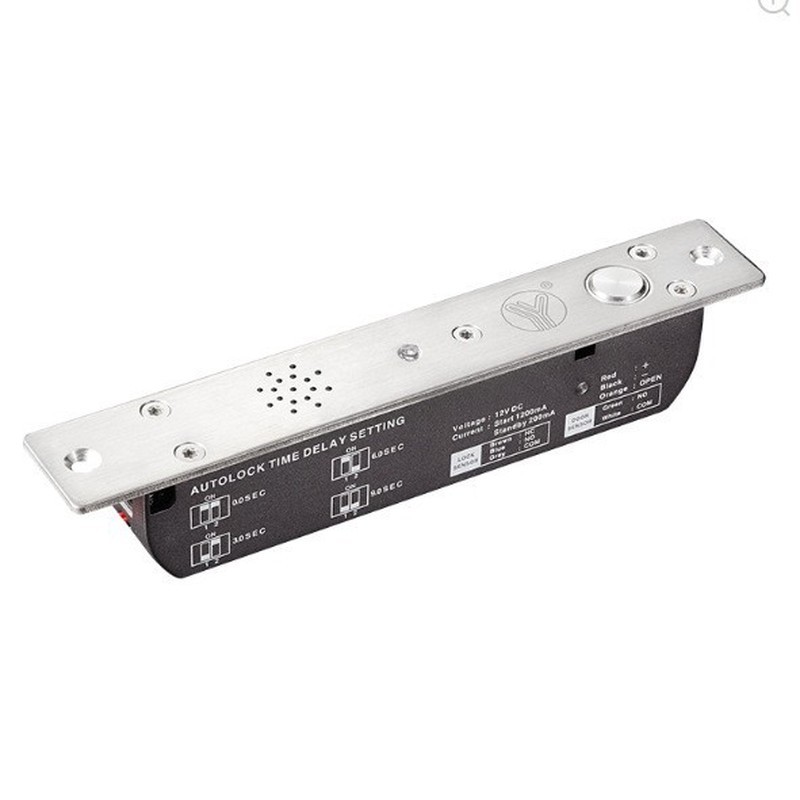 Yilin YB-700A (LED) -BZ Buzzer Alarm Electric Mortise Lock ล็อคไฟฟ้าพร้อม Buzzer Alarm Output