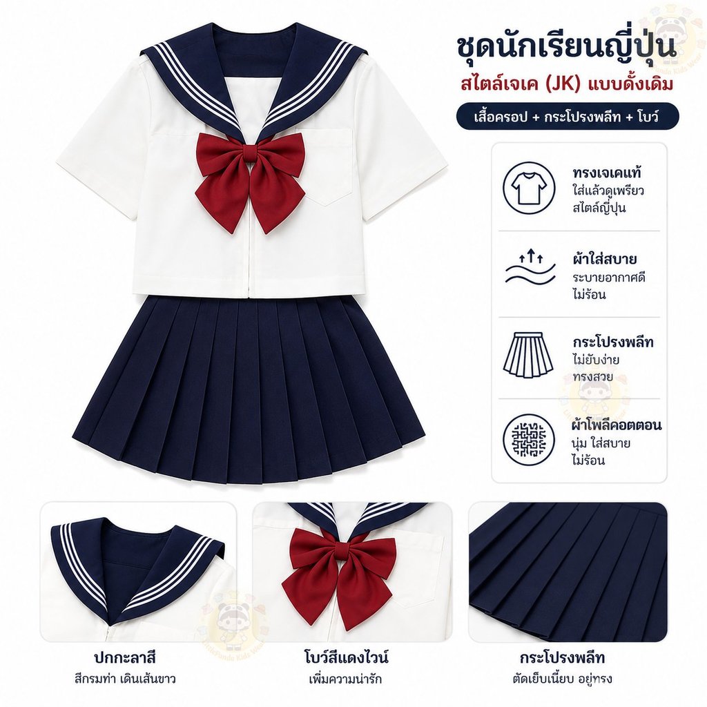 สินค้าพร้อมส่ง คอสเพลย์นักเรียนหญิง เนื้อผ้าดี ใส่สวย XS-2XL ส่งจากกทม ชุดแฟนซีญี่ปุ่นสไตล์เกาหลี ถ่ายรูป ผู้หญิงครบเซ็ต