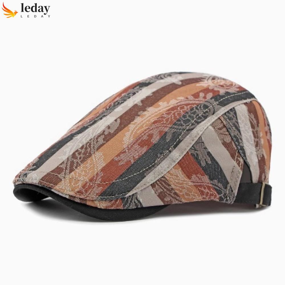 MAILETH Peaked Cap, Breathable Casual Painter Beret หมวก,แฟชั่นพิมพ์บางเป็ดลิ้นหมวกผู้หญิงผู้ชาย