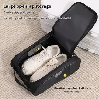 SKTH กระเป๋าใส่รองเท้าฟุตบอลแบบพกพาผ้า Oxford Light Breathable Shoe Bag for Sports Student and Team Travel SKK