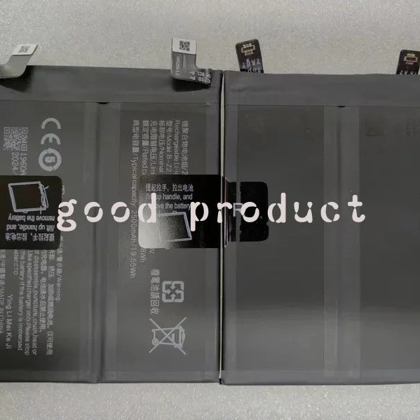 ใหม่สําหรับแบตเตอรี่ iQOO neo 8/neo 8 pro B-Z2 2500mAh