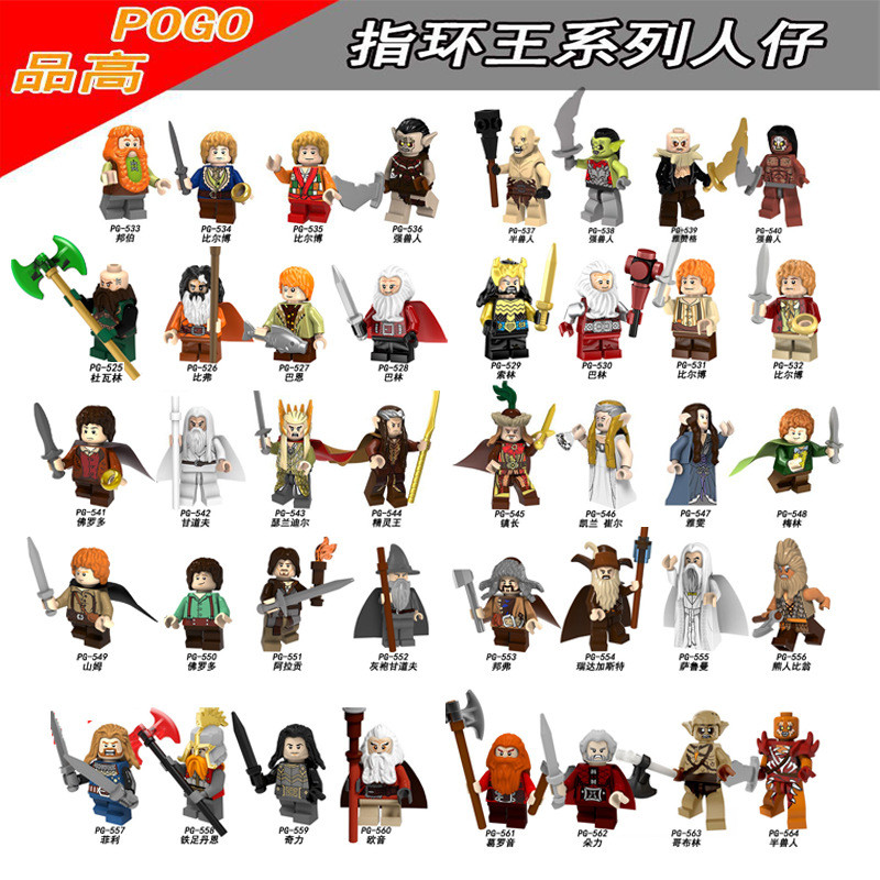 PG4 Toy Assembled Minifigure PG0 Minifigure PG0 กระเป๋าของเล่นเด็กขนาดเล็ก 6.4