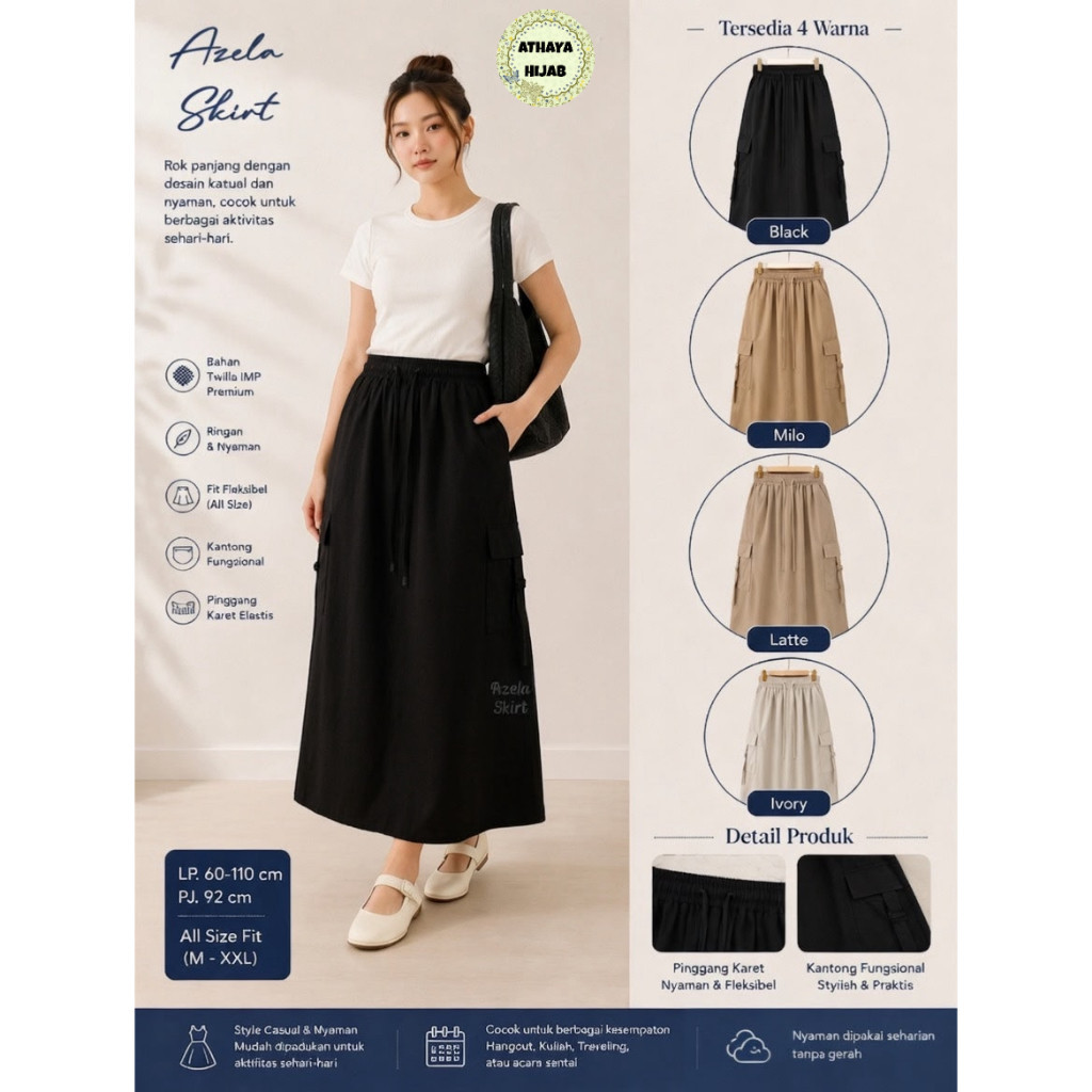 0506 AZELA SKIRT โดย AtHAYA // NOVIISTUFF