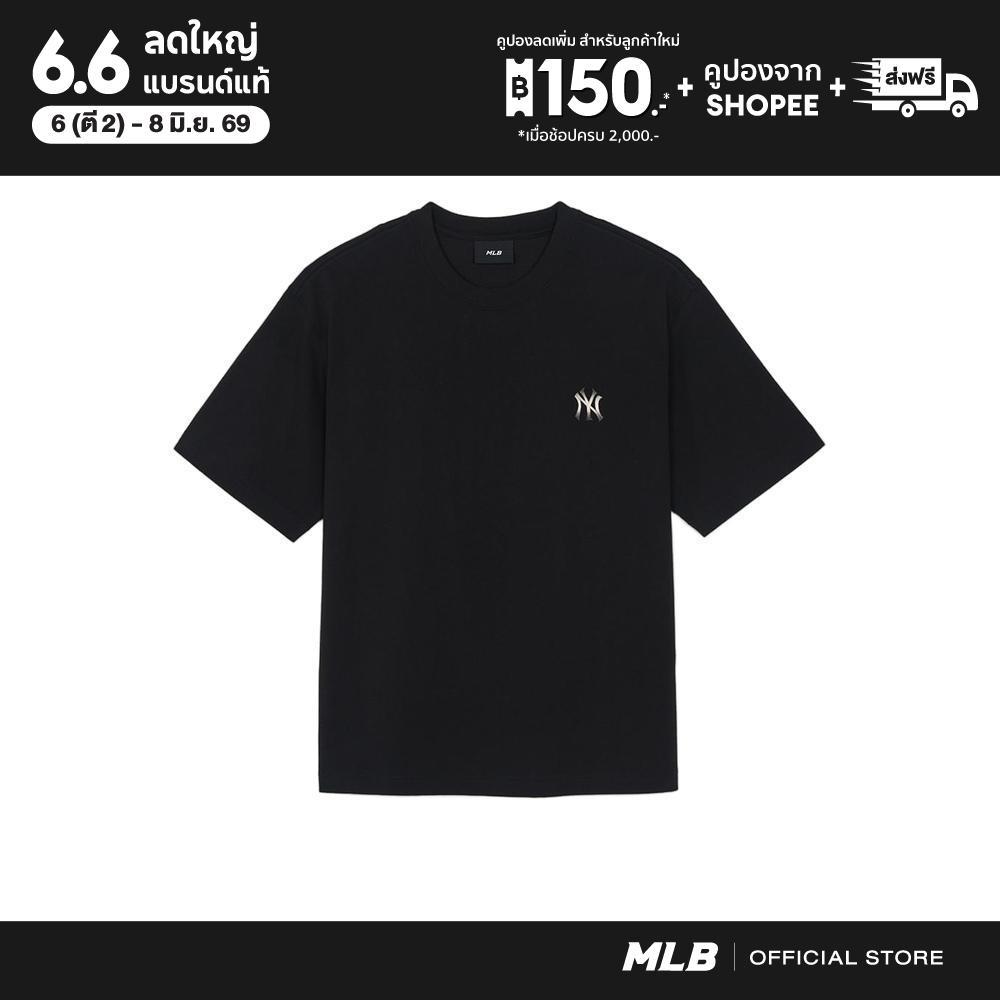 MLB เสื้อยืด ยูนิเซ็กซ์ Summer Monogram Big Lux Over Fit T-Shirts รุ่น 3ATSM2063 50BKS สีดำ