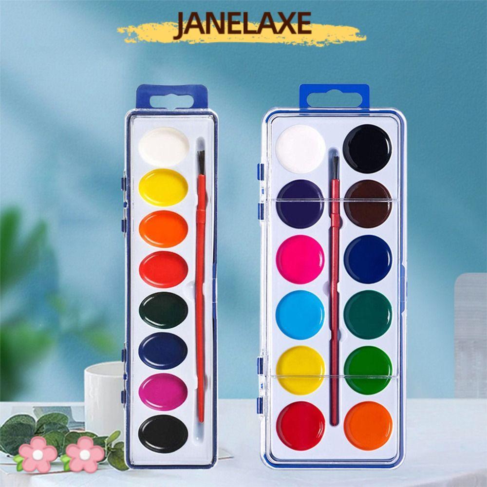 JANELAXE932JN ชุดสีน้ํา, 8/12/16 สีพร้อมปากกาน้ําปากกาสีน้ํา, สีสเปรย์น้ําแบบพกพาล้างทําความสะอาดได้