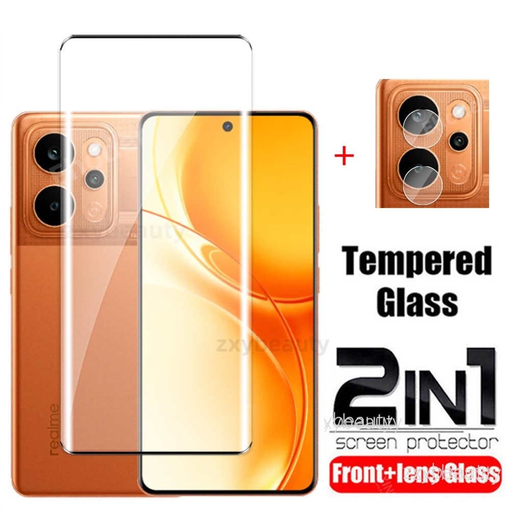 สําหรับRealme P4 Power P4Lite 4G 5G 2026 โค้งความเป็นส่วนตัวกระจกนิรภัยป้องกันหน้าจอคลุมทั้งหมดฟิล์มป้องกันโทรศัพท์สําหรับRealmeP4Power P4Power P4 Liteกล้องเลนส์