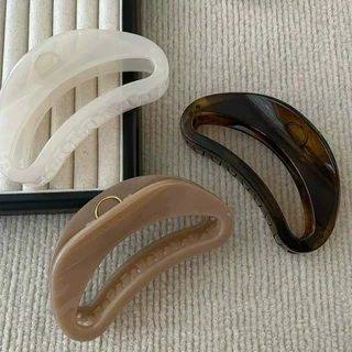 ผู้หญิงขนาดใหญ่ D Shape Grips ผม Cips Headwear อุปกรณ์เสริม