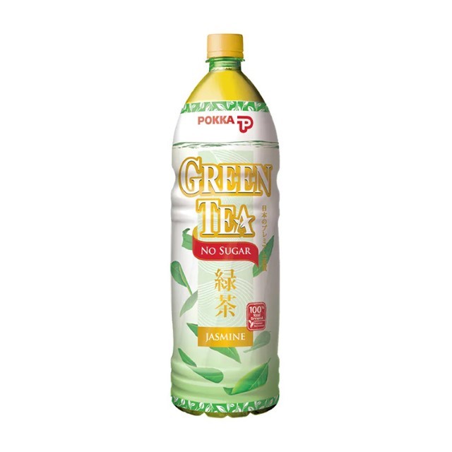 พอคคา ชาเขียวมะลิไม่มีน้ำตาล Pokka Jasmine Tea No Sugar 1.5ltr.