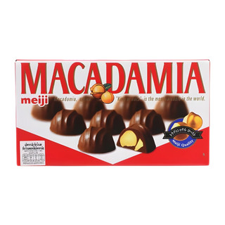เมจิ ช็อกโกแลตผสมแมคคาเดเมีย Meiji Macadamia Chocolate 64g.