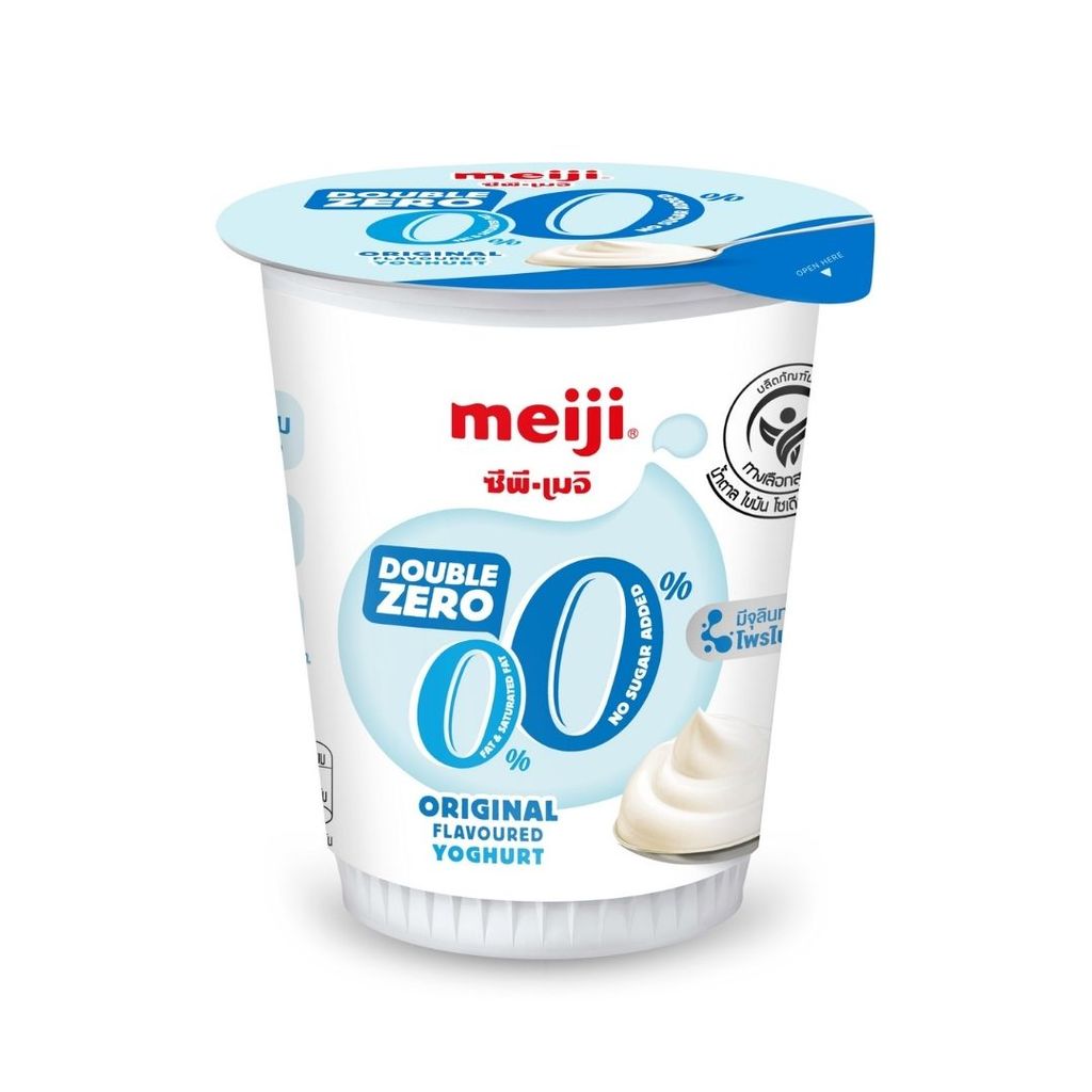 เมจิ โยเกิร์ตไม่มีไขมันออริจินัล Meiji Fat Free Original 135g.
