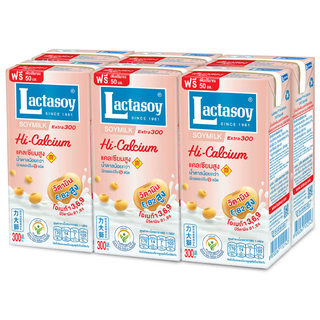 แลคตาซอยนมถั่วเหลืองยูเอชทีเจ 300มล. แพค 6 Lactasoy UHT Vegetarian 300ml. Pack 6 [หมายเลขบาร์โค้ด 8850267117445 ]